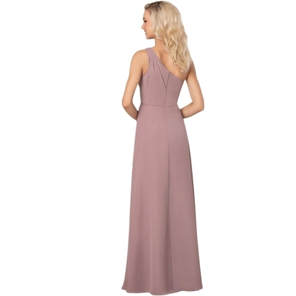 New sorella vita bridesmaid's one shoulder gown style 9296 - Picture 2 of 11